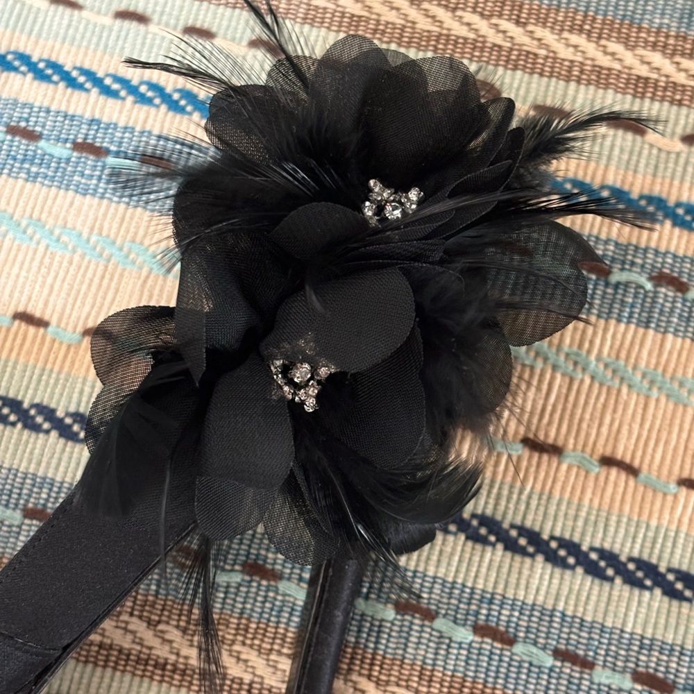 NINA 🖤 Satin Mabell Platform Heels - Picture 9 of 16
